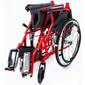 Elf, Light Folding Aluminium Wheelchair to 75kg.